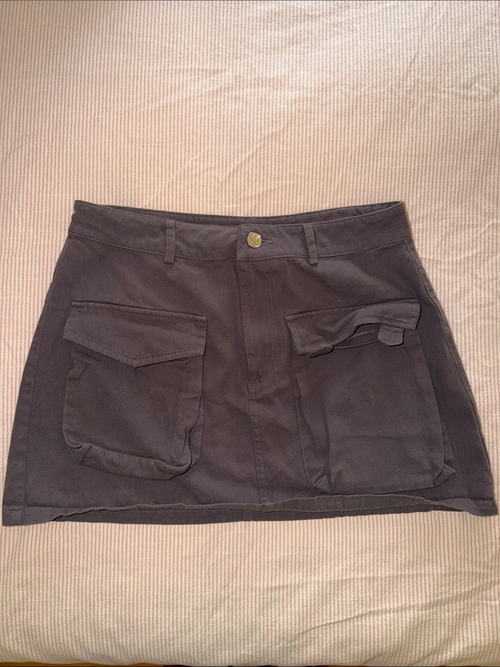 White Fox Cargo Mini Skirt